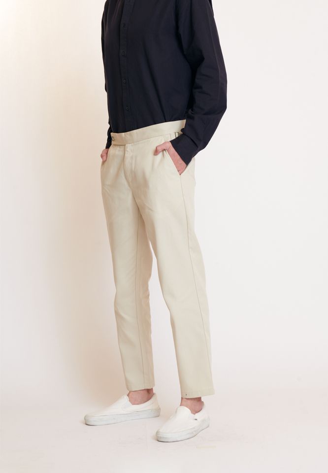 Khaki Bros - Cropped Pants Tapered Fit - กางเกงครอบ ทรง Tapered Fit - KM23A001