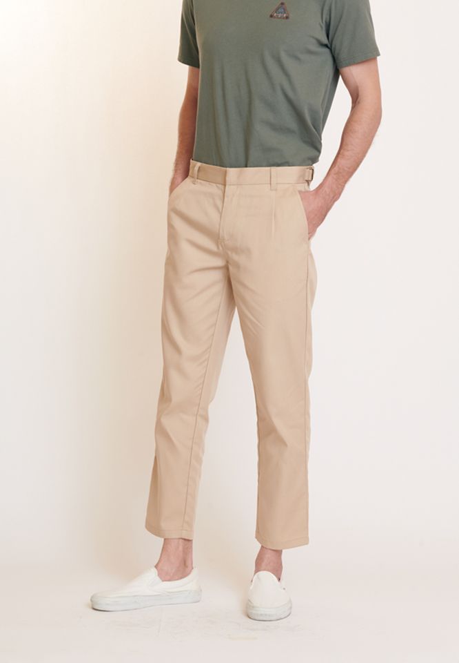 Khaki Bros - Cropped Pants Tapered Fit - กางเกงครอป ทรง Tapered Fit - KM23A002
