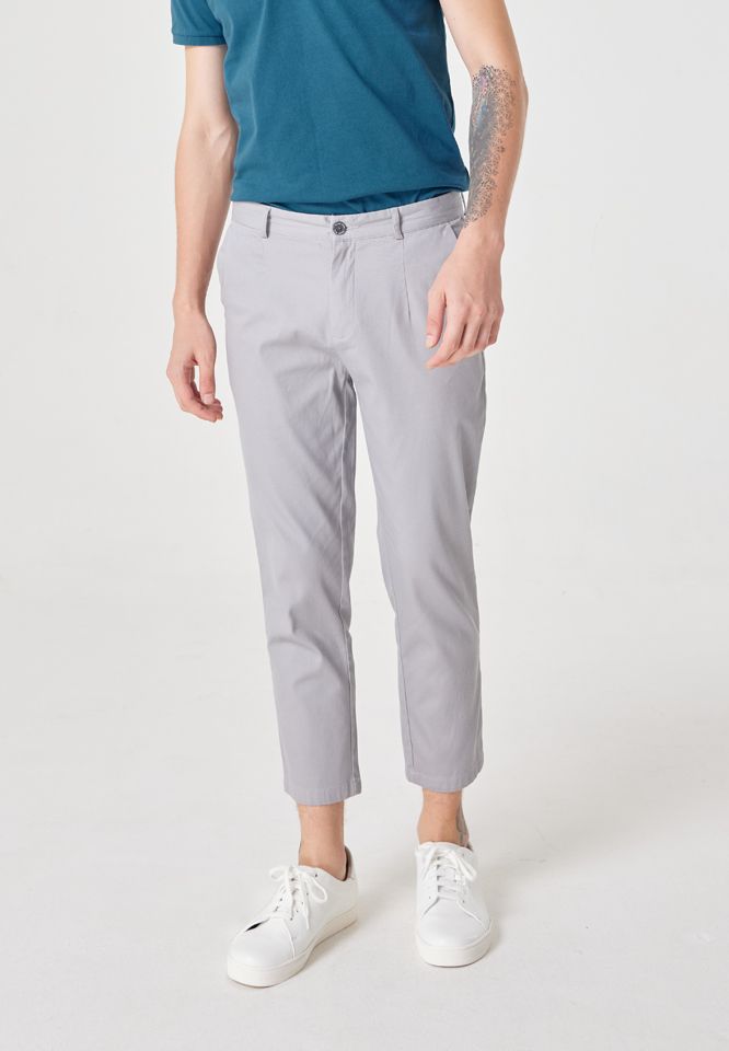 Khaki Bros. - คาคิบรอส - Active pant - กางเกงครอป ทรง Tapered Cropped - KM23A004