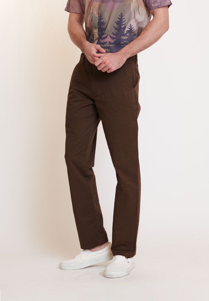 Khaki Bros - Chino Pants Tapered Fit - กางเกงชิโน่ขายาว ทรง Tapered Fit - KM23B002
