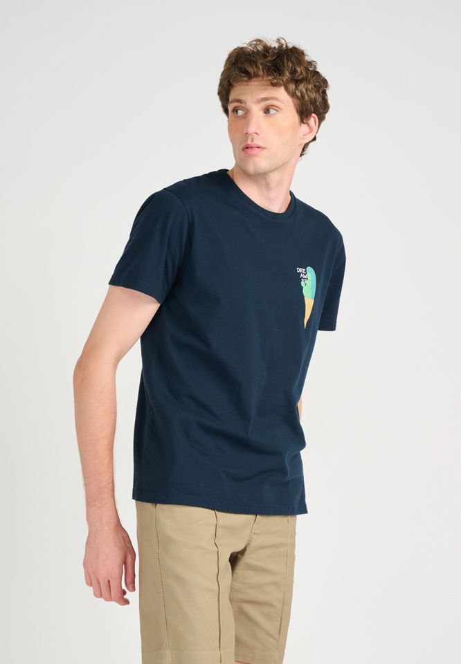 Khaki Bros. - คา คิ บรอส. - Round T-shirt loose fit - เสื้อยืดคอกลม - KM23K045
