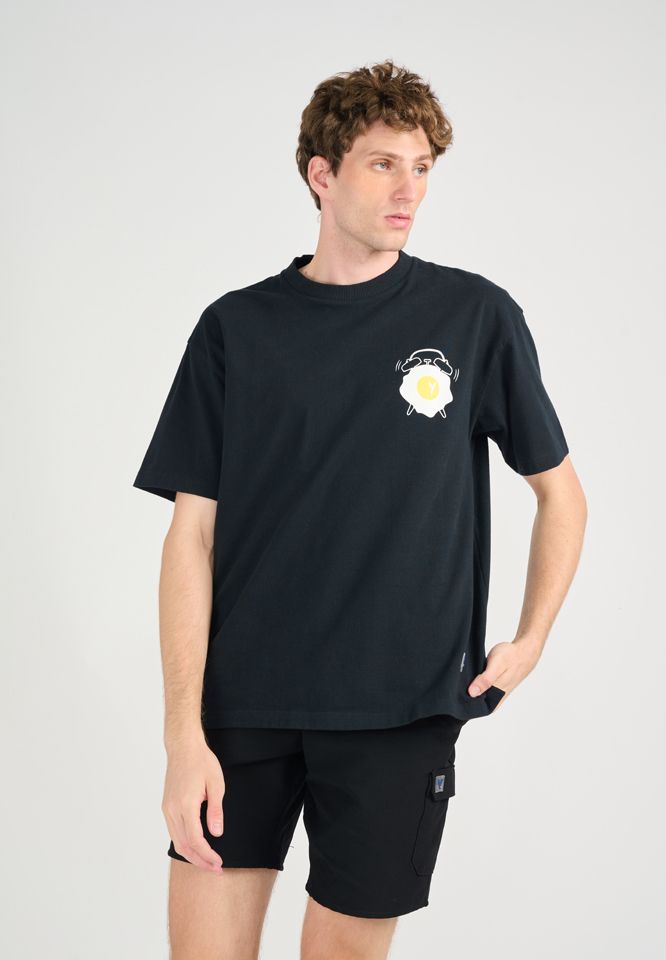 Khaki Bros. - คาคิบรอส. - Round T-shirt loose fit - เสื้อยืดคอกลม - KM23K050