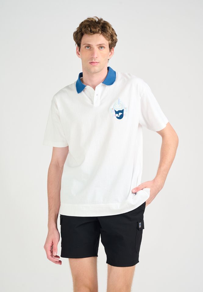 Khaki Bros. - คา คิ บรอส. - Polo loose fit - เสื้อยืดคอโปโล - KM23K051