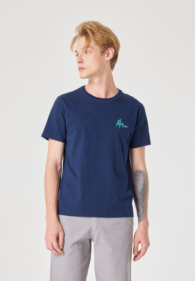 Khaki Bros. - คาคิบรอส - Round neck t-shirt - เสื้อยืดคอกลม ทรง Regular Fit - KM23K061