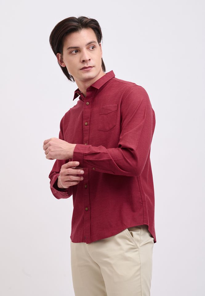 Khaki Bros. - Long Sleeve Shirt - เสื้อเชิ๊ตแขนยาว - KM23S008
