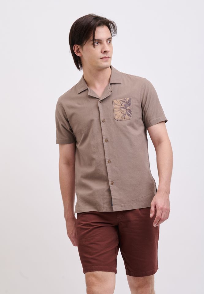Khaki Bros. - คาคิ บรอส - Short sleeve shirt - เสื้อเชิ้ตแขนสั้น - KM23S013