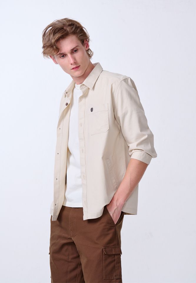 Khaki Bros. - คา คิ บรอส. - Jacket Shirt - เสื้อแจ็คเก็ต - KM24J001