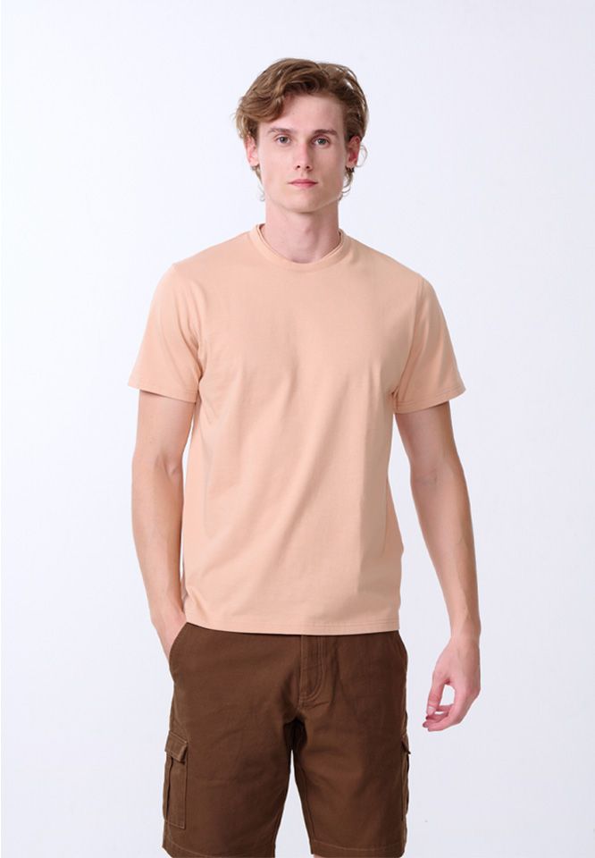 Khaki Bros. - คาคิบรอส - Round neck T-shirt Regular Fit - เสื้อยืดคอกลม - KM24K007