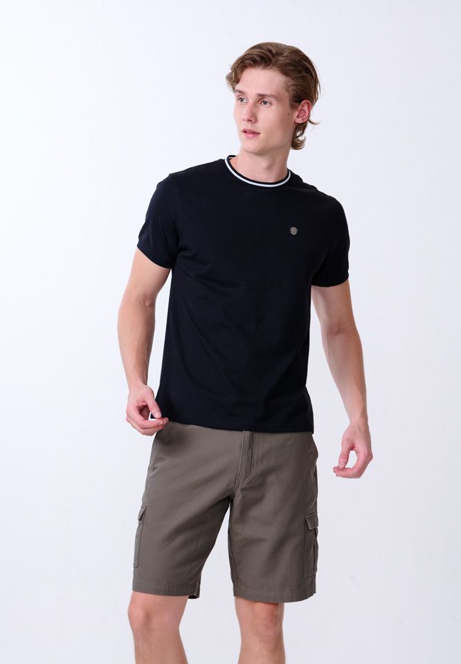 Khaki Bros. - คาคิบรอส - Round neck T-shirt Regular Fit - เสื้อยืดคอกลม - KM24K009