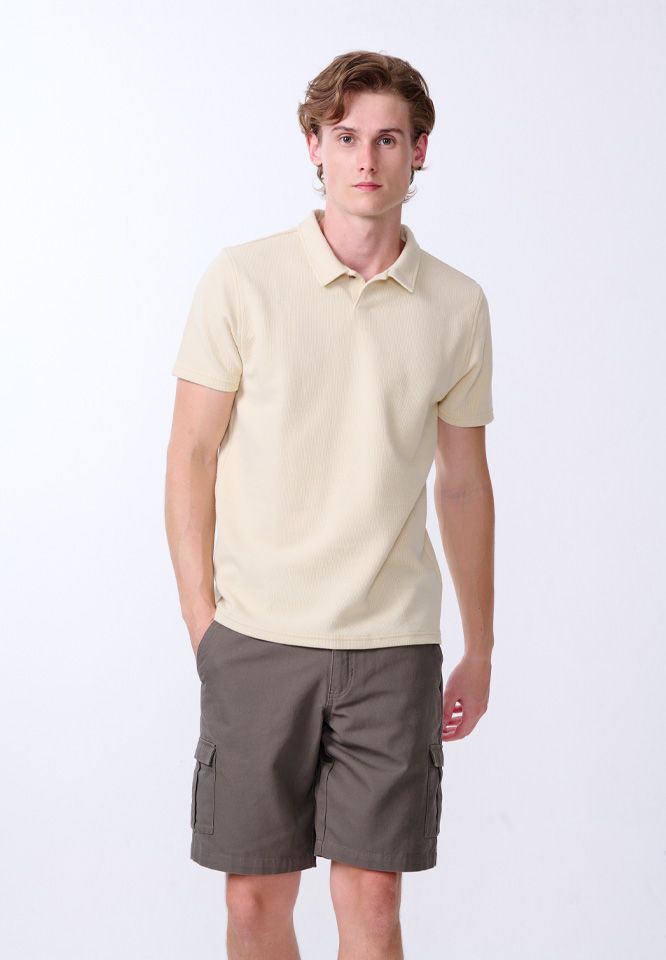 Khaki Bros - Polo T-Shirt - เสื้อโปโลแขนสั้น - KM24K014
