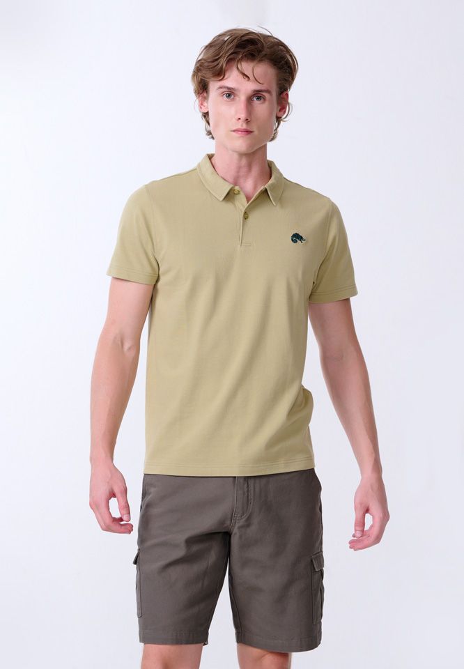 Khaki Bros. - Polo T-Shirt - เสื้อโปโลแขนสั้น ทรง Regular Fit - KM24K024