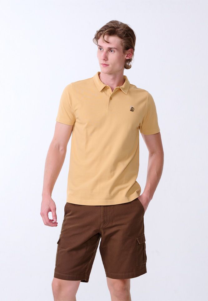 Khaki Bros. - Polo T-Shirt - เสื้อโปโลแขนสั้น ทรง Regular Fit - KM24K025