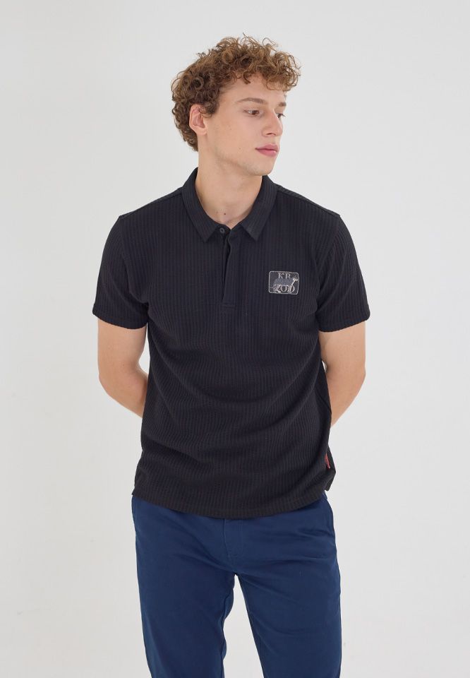 Khaki Bros. - Polo T-Shirt - เสื้อโปโลแขนสั้น ทรง Regular Fit - KM24K026