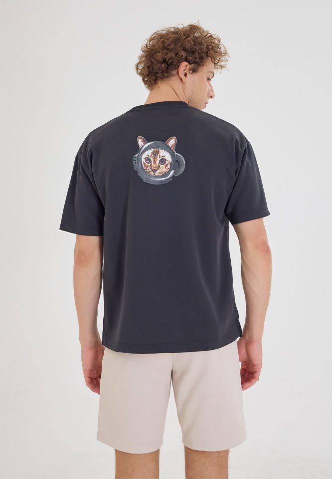 Khaki Bros. - คา คิ บรอส. - Round T-shirt loose fit - เสื้อยืดคอกลม - KM24K036