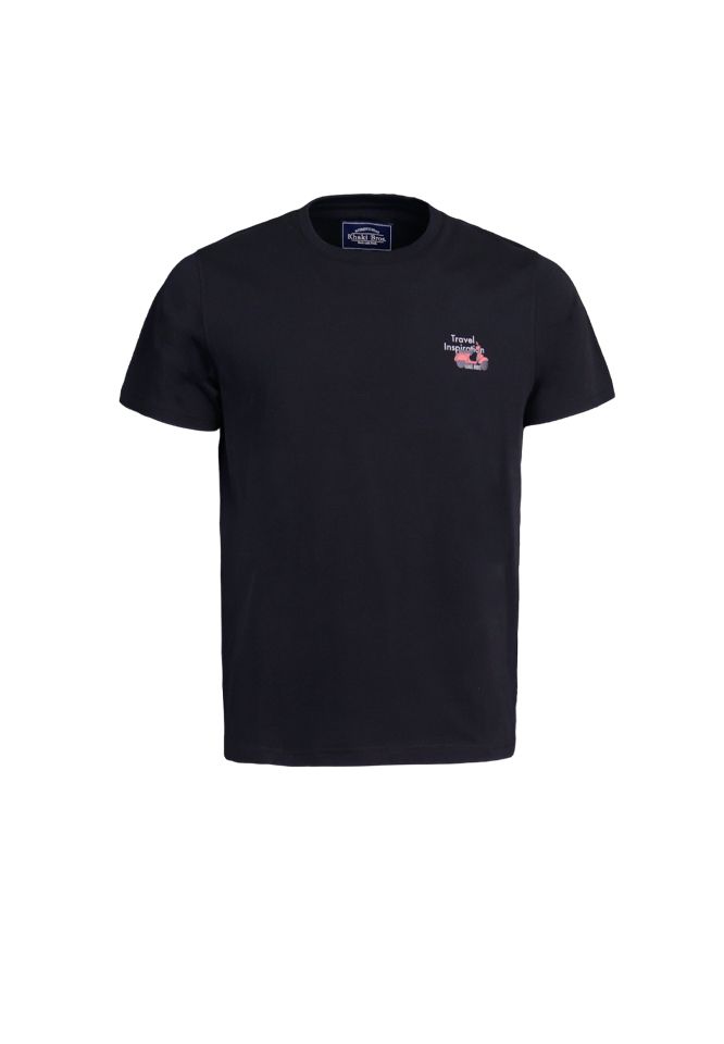 Khaki Bros. - คาคิบรอส - Round neck T-shirt Regular Fit - เสื้อยืดคอกลม - KM24K045