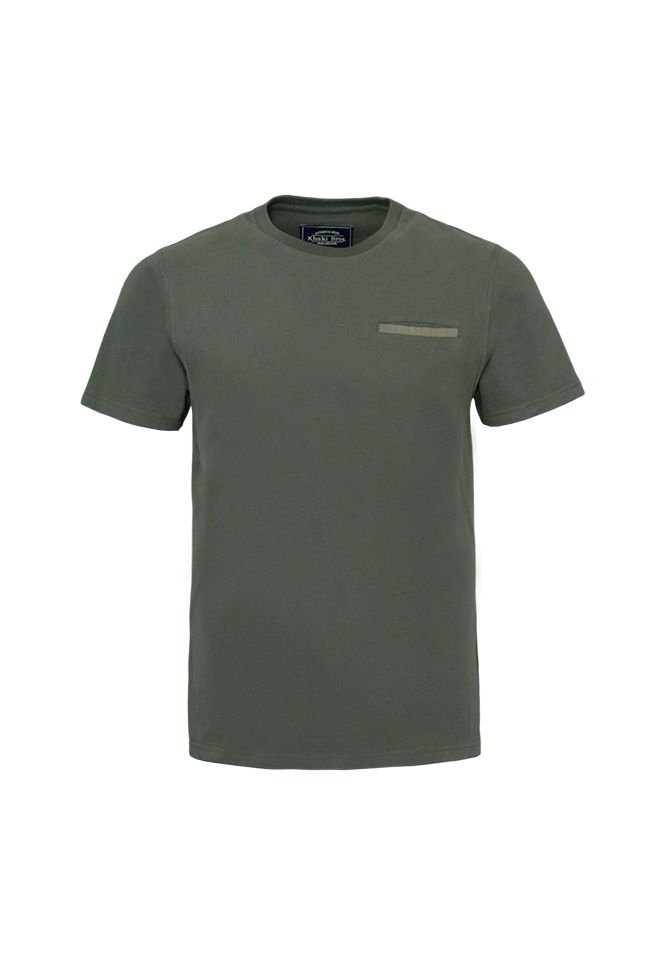 Khaki Bros. - คาคิบรอส - Round neck t-shirt regular fit - เสื้อยืดคอกลม - KM24K067
