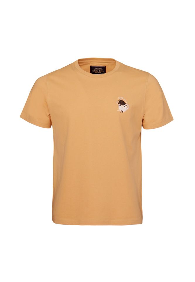 Khaki Bros. - คาคิบรอส - Round neck t-shirt regular fit - เสื้อยืดคอกลม - KM24K074
