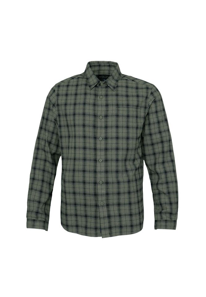 Khaki Bros. - คาคิบรอส - Long Sleeve Shirt - เสื้อเชิ้ตแขนยาว ทรง Regular Fit - KM24S021