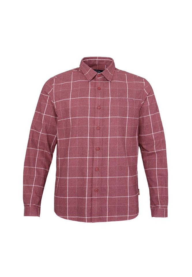Khaki Bros. - คาคิบรอส - Long Sleeve Shirt - เสื้อเชิ้ตแขนยาว ทรง Regular Fit - KM24S022