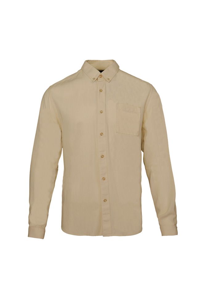Khaki Bros. - คาคิบรอส - Long Sleeve Shirt - เสื้อเชิ้ตแขนยาว ทรง Regular Fit - KM24S024
