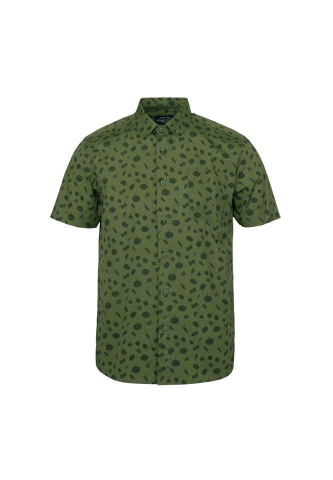 Khaki Bros. - คาคิ บรอส - Short Sleeve Shirt - เสื้อเชิ้ตแขนสั้น - KM24S025