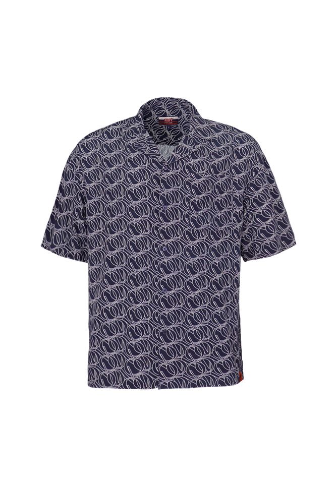 Khaki Bros. - คาคิ บรอส - Short Sleeve Shirt - เสื้อเชิ้ตแขนสั้น ทรง Loose Fit - KM24S027