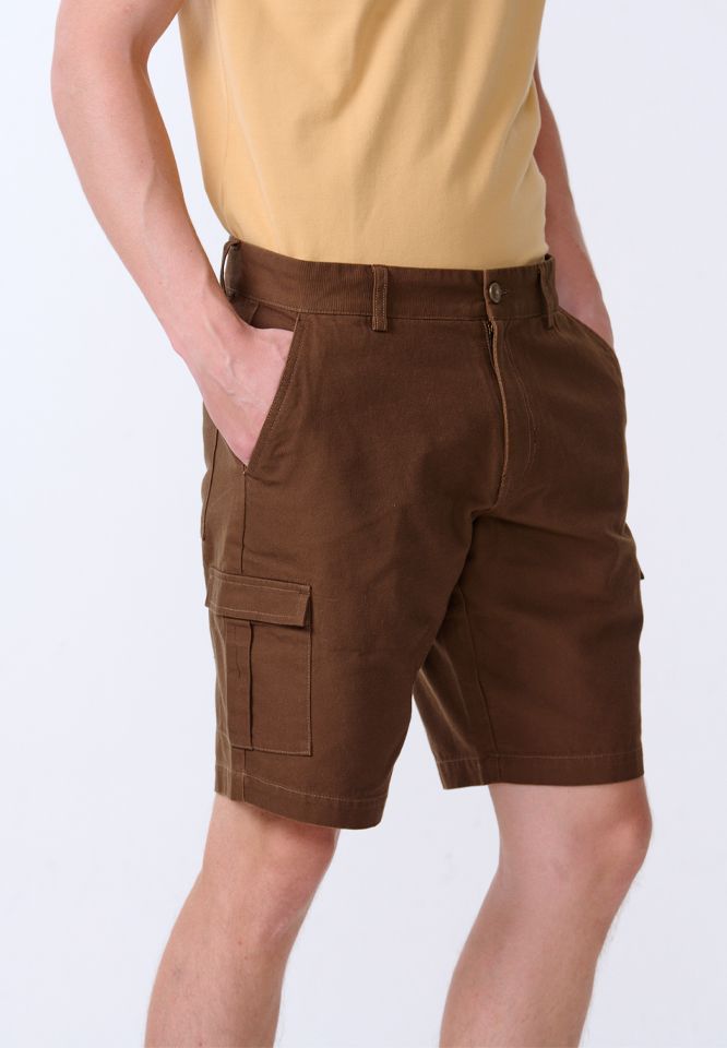 Khaki Bros - Loose Fit Shorts - กางเกงขาสั้น ทรง Loose Fit - KM24T001