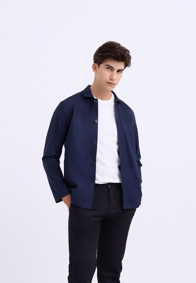Khaki Bros. - คาคิบรอส - Jacket Shirt - เสื้อแจ็คเก็ต - KM25J004