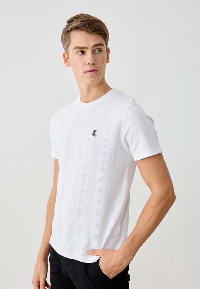 Khaki Bros. - คาคิบรอส - Round neck t-shirt regular fit - เสื้อยืดคอกลม - KM25K009
