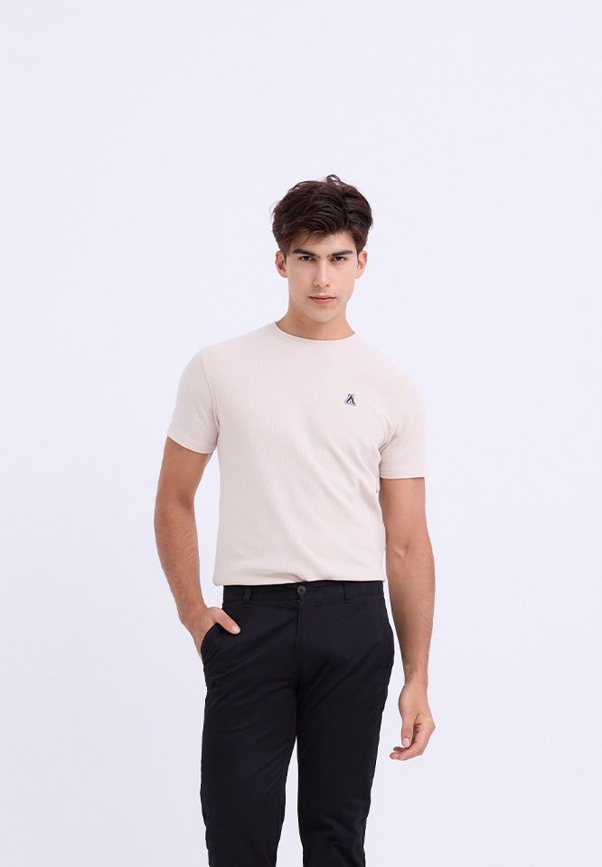 Khaki Bros. - คาคิบรอส - Round neck T-shirt Regular Fit - เสื้อยืดคอกลม ทรง Regular Fit - KM25K030