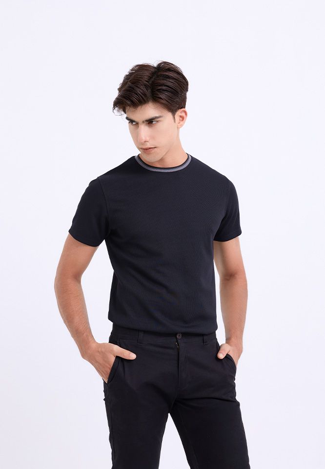 Khaki Bros. - คาคิบรอส - Round neck T-shirt Regular Fit - เสื้อยืดคอกลม ทรง Regular Fit - KM25K039