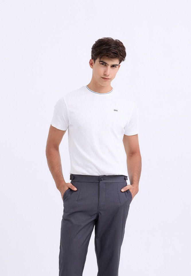 Khaki Bros. - คาคิบรอส - Round neck T-shirt Regular Fit - เสื้อยืดคอกลม ทรง Regular Fit - KM25K042
