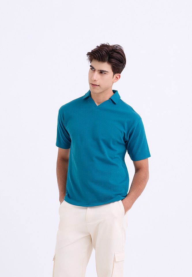 Khaki Bros. - Polo T-Shirt - เสื้อโปโลแขนสั้น ทรง Relax Fit - KM25K049