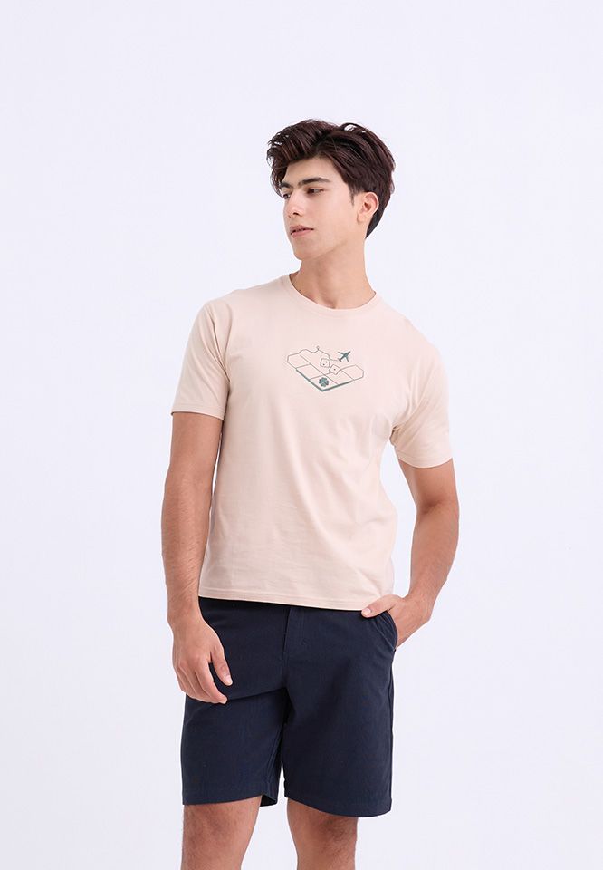 Khaki Bros. - คาคิบรอส - Round neck T-shirt Relax Fit - เสื้อยืดคอกลม ทรง Relax Fit - KM25K055