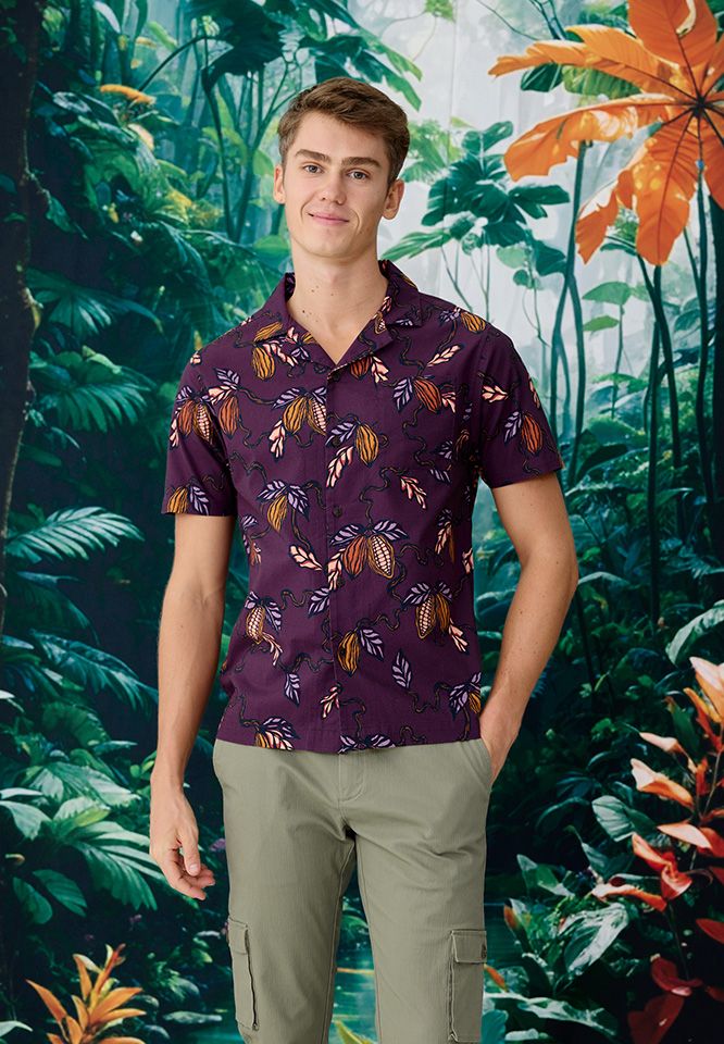 Khaki Bros. - คาคิ บรอส - Short Sleeve Shirt - เสื้อเชิ้ตแขนสั้น - KM25S003