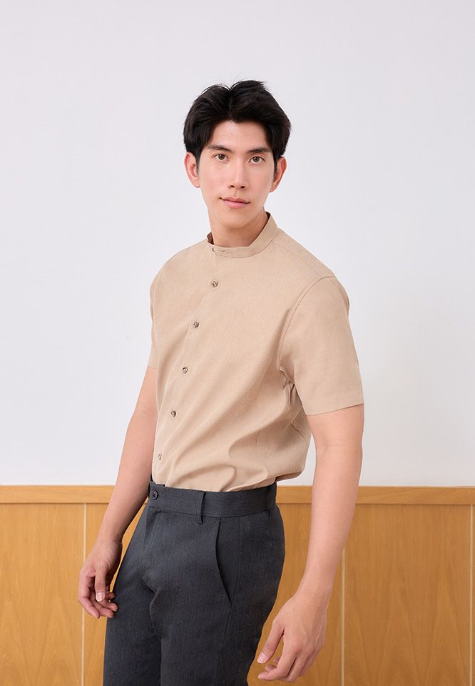 Khaki Bros. - คาคิ บรอส - Short Sleeve Shirt - เสื้อเชิ้ตแขนสั้น - KM25S009