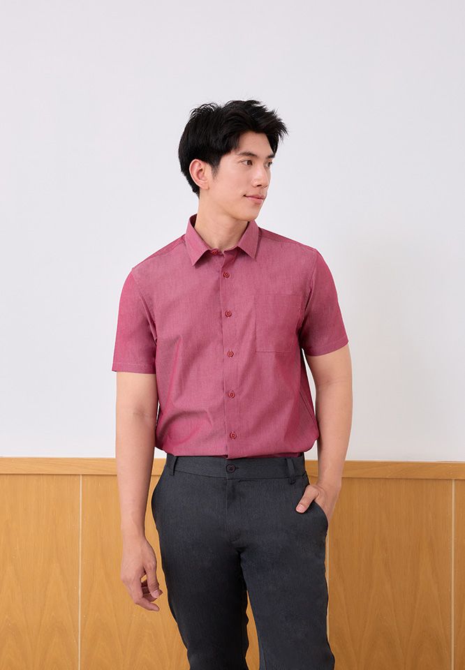 Khaki Bros. - คาคิ บรอส - Short Sleeve Shirt - เสื้อเชิ้ตแขนสั้น - KM25S011