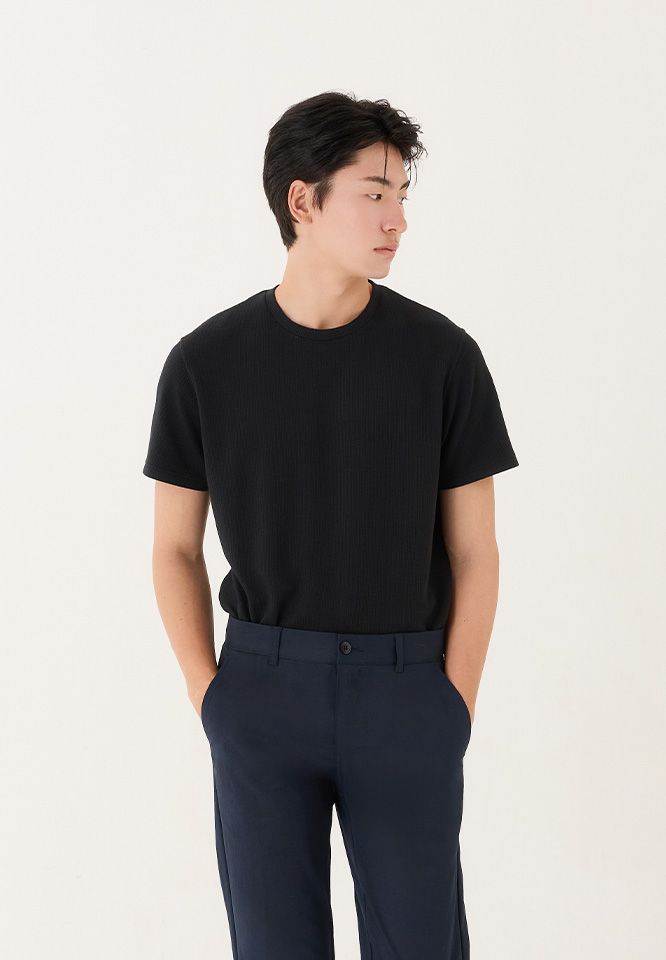 Khaki Bros. - คาคิบรอส - Round neck T-shirt Regular Fit - เสื้อยืดคอกลม ทรง Regular Fit - KM26K008