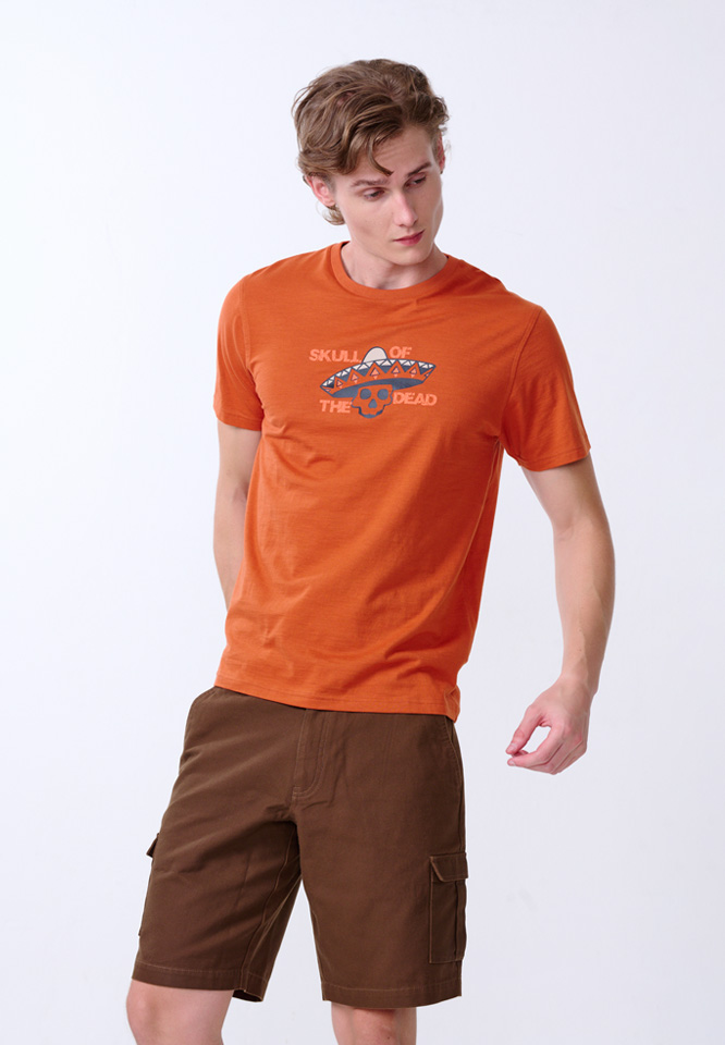Khaki Bros. - คาคิ บรอส - Round neck T-shirt - เสื้อยืดคอกลม Regular Fit - KM24K002