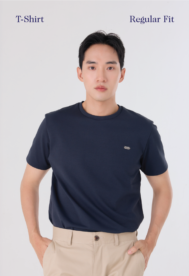 Khaki Bros. - คาคิบรอส - Round neck T-shirt Regular Fit - เสื้อยืดคอกลม ทรง Regular Fit - KM26K021