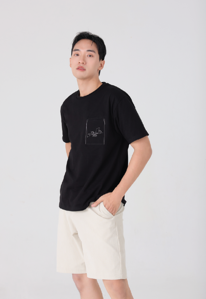 Khaki Bros. - คาคิบรอส - Round neck T-shirt Relax Fit - เสื้อยืดคอกลม ทรง Relax Fit - KM26K026