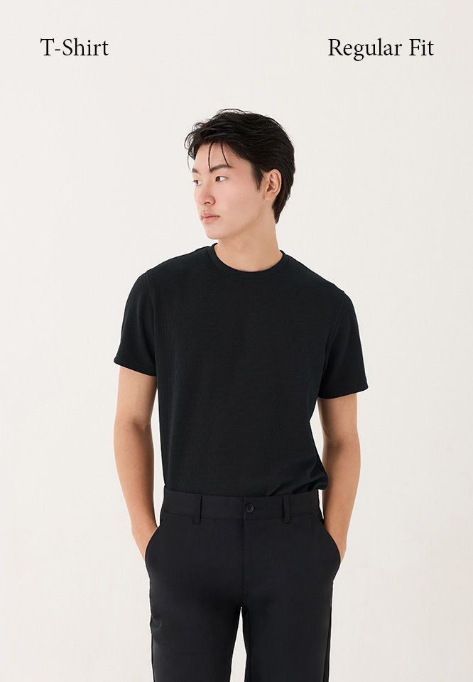 Khaki Bros. - คาคิบรอส - Round neck T-shirt Regular Fit - เสื้อยืดคอกลม ทรง Regular Fit - KM26K006