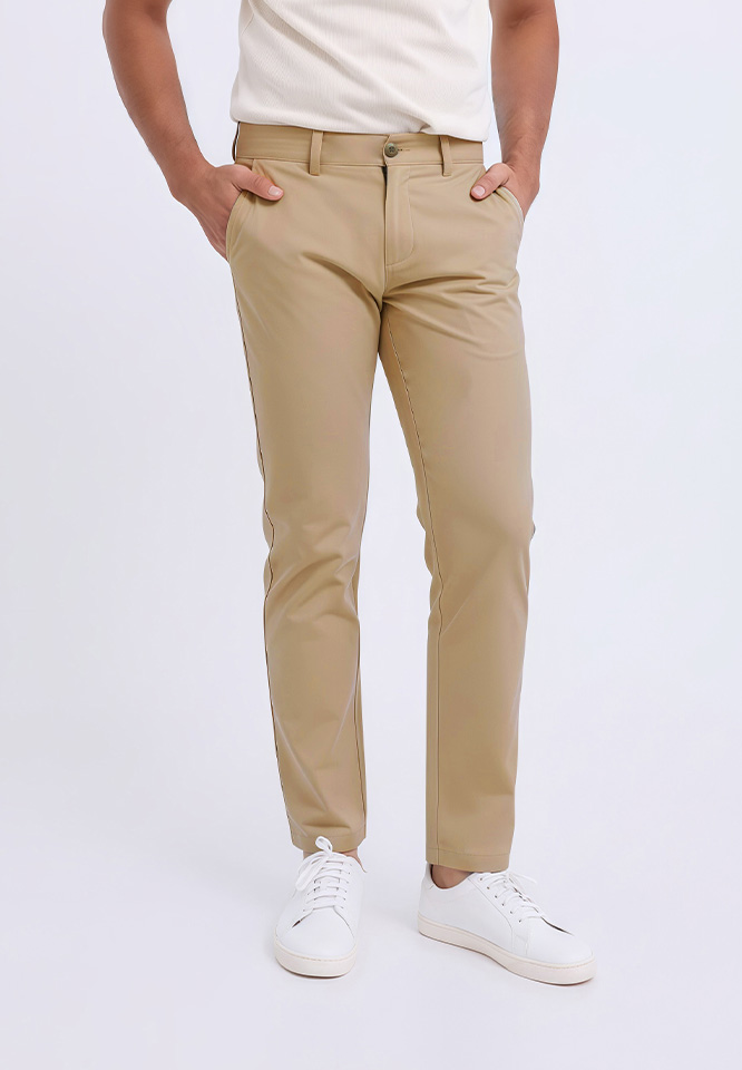 Khaki Bros. - คาคิบรอส - Chino Pants Tapered Fit - กางเกงชิโน่ขายาว ทรง Tapered Fit - KMK1B803